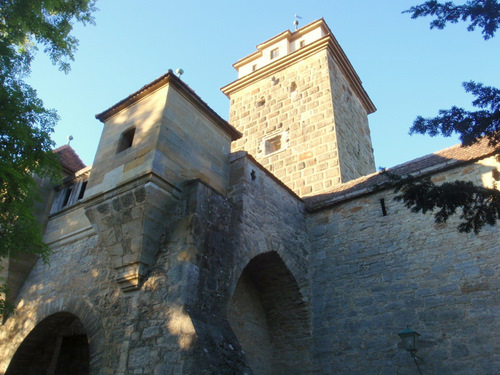 East Gate of the city fortress of Rothenburg.